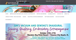 Desktop Screenshot of jimsvacuumandsewing.com